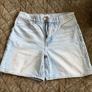 Madewell Light Blue Jean Shorts